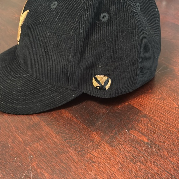 Playboy Gold/Black Corduroy Hat - Picture 3 of 5
